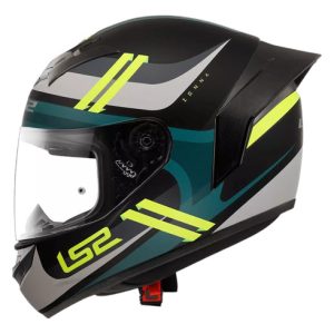 Casco Ls2 Integral Ff352 Zenna Negro Mate / Amarillo