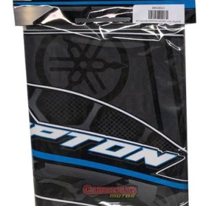 Kit Calcos Crypton Negro Con Celeste